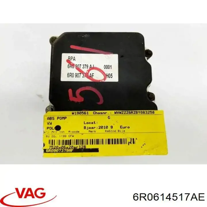 Bloque hidráulico ABS VAG 6R0907379AK precio, desde 92,56 EUR
