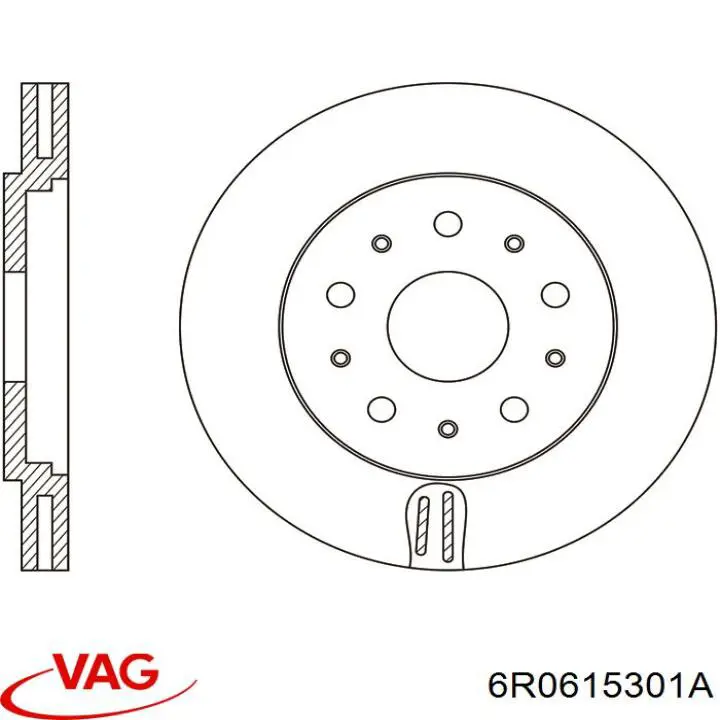 Freno de disco delantero Mercedes E C124