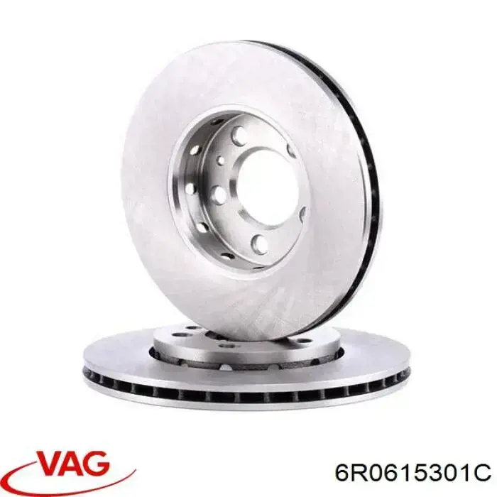 Freno de disco delantero Skoda Fabia 2 5J2, 542, 572, 582