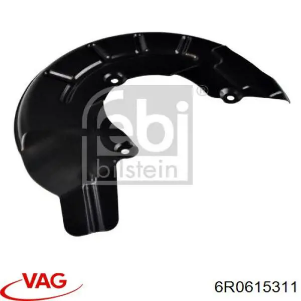 Protector del disco de freno delantero izquierdo VAG 6R0615311 precio, desde 12,44 EUR