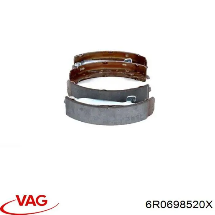 Zapatas de freno traseras VAG 6R0698520X