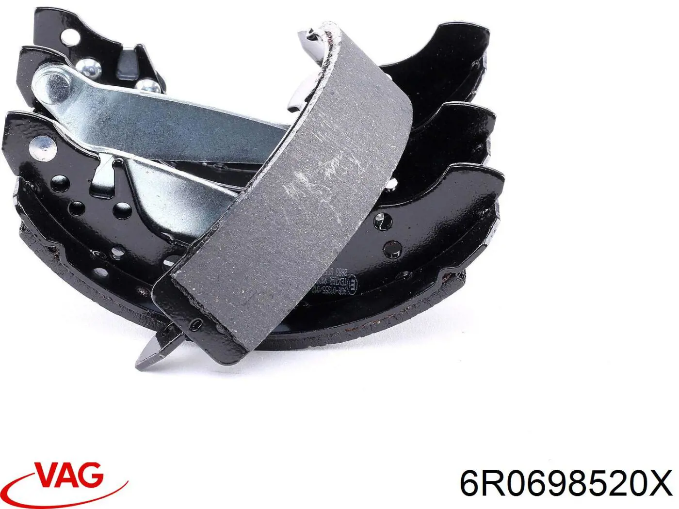 6R0698520X VAG Zapatas de freno de tambor traseras