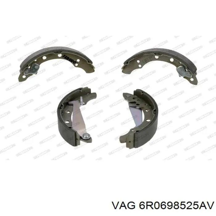 Zapatas de freno de tambor traseras VAG 6R0698525AV precio, desde 22,75 EUR