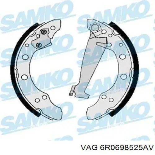 Comprar 6R0698525AV VAG Zapatas de freno