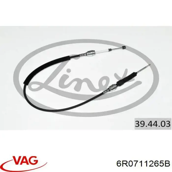 Cable de accionamiento, caja de cambios (selección de marcha) VAG 6R0711265B precio, desde 58,44 EUR