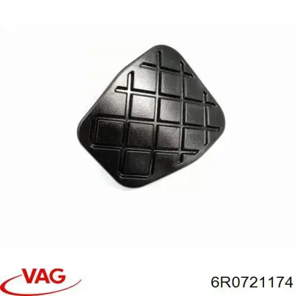 6R0721174 VAG revestimiento del pedal, pedal de embrague