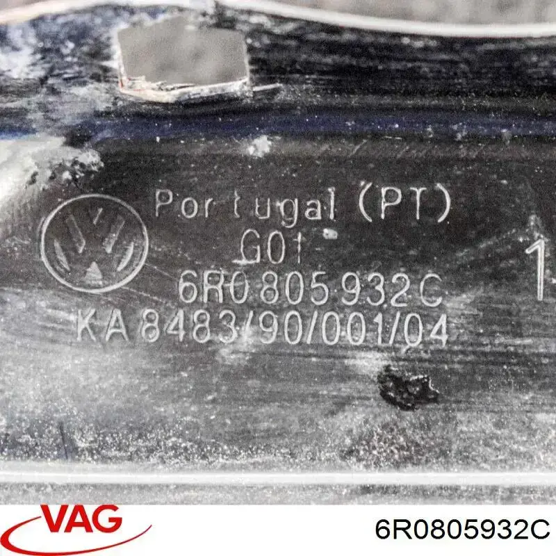 Soporte superior del marco del radiador VAG 6R0805932C
