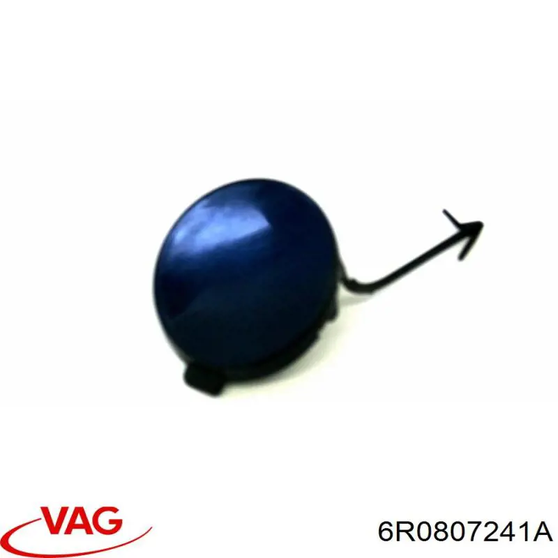 Tapa del enganche de remolcado delantera 6R0807241AGRU VAG