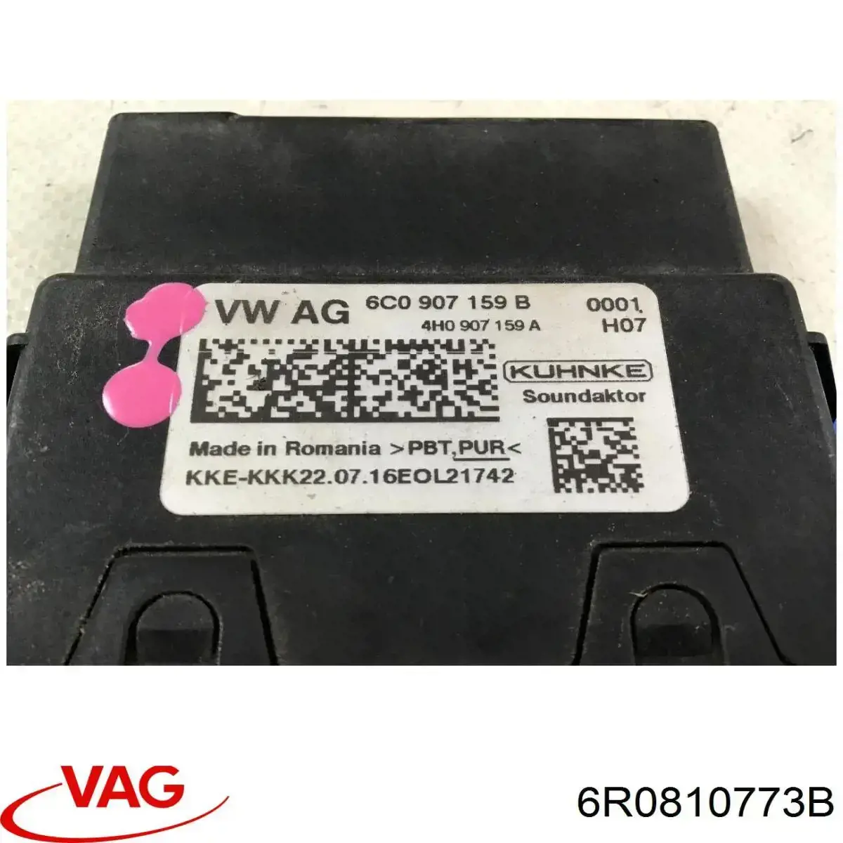 Cerradura de la tapa del depósito de combustible 6R0810773B VAG