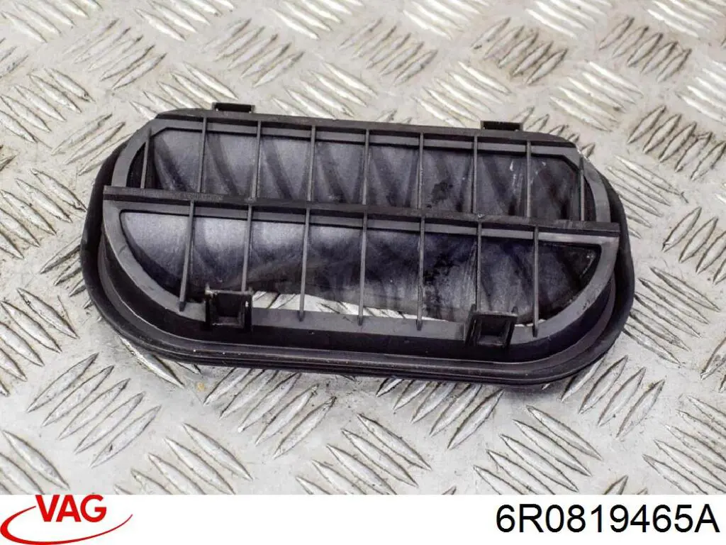 Rejilla de ventilación del habitáculo trasera izquierda 6R0819465A VAG