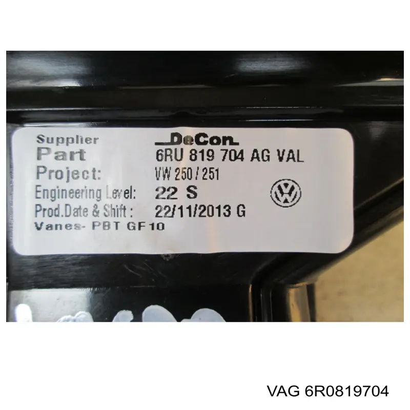 Comprar 6R0819704 VAG 