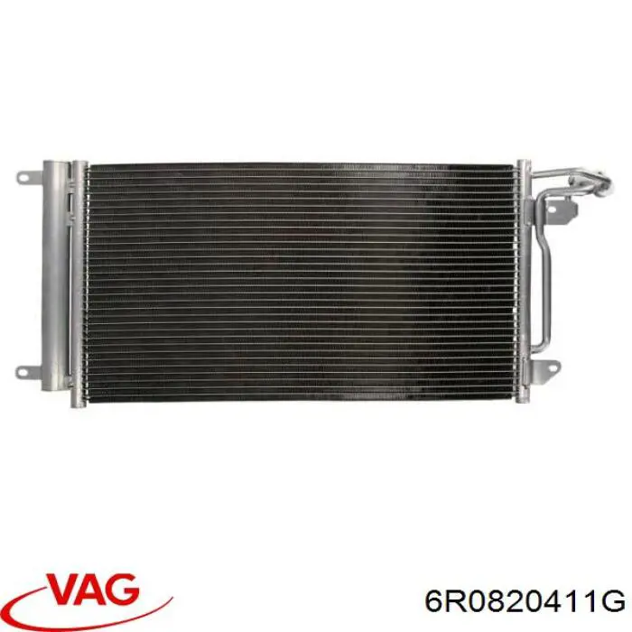6R0820411G VAG Radiador de aire acondicionado