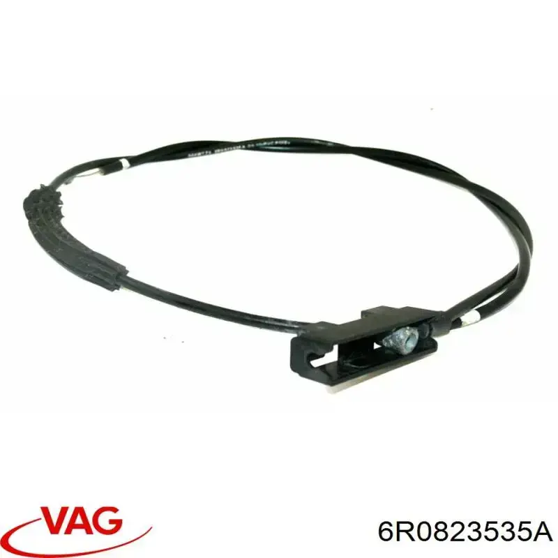 6R0823535A VAG tirador del cable del capó trasero