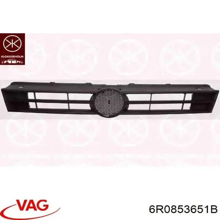 Comprar 6R0853651B VAG Rejilla central del parachoques delantero