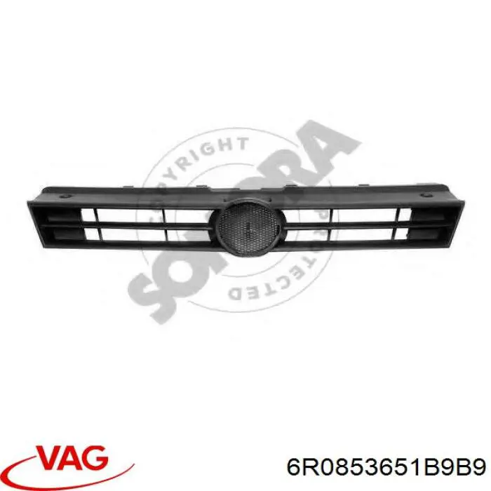 Rejilla de ventilación, paragolpes delantero, central VAG 6R0853651B9B9 precio, desde 39,51 EUR