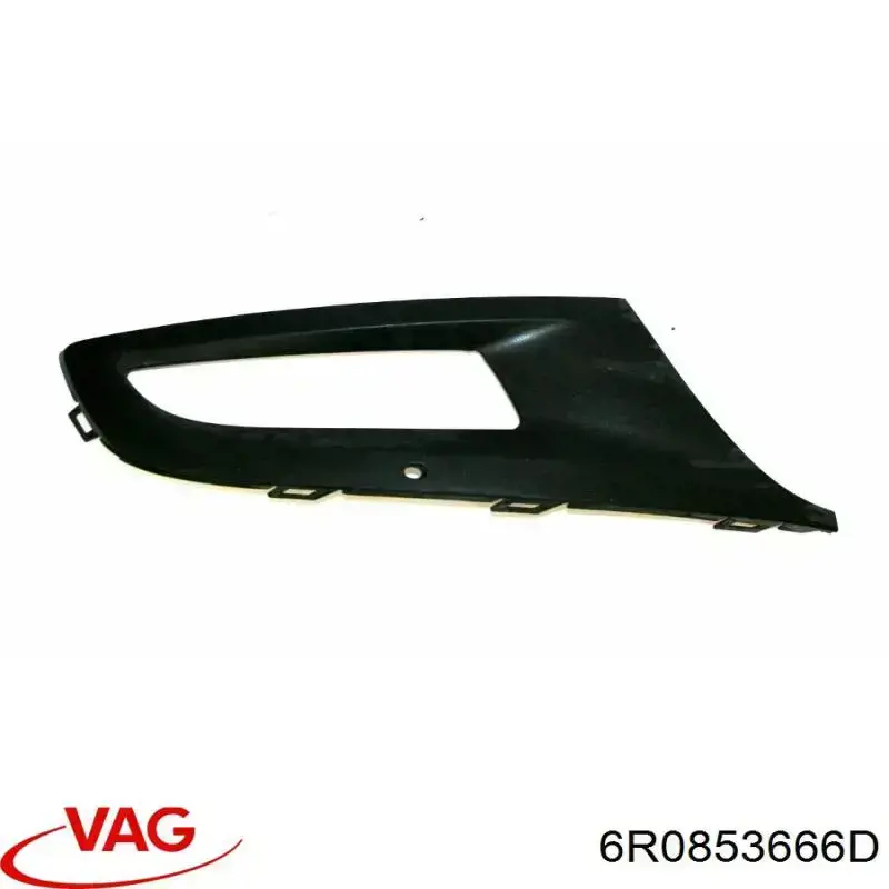 Comprar 6R0853666D VAG Tapa de rejilla de faro antiniebla delantero derecho