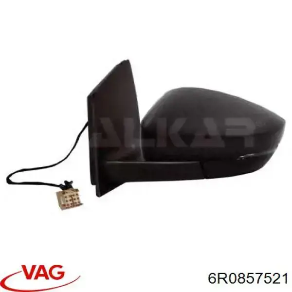 Cristal de espejo retrovisor exterior izquierdo L0723 SPJ