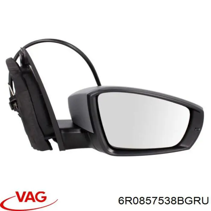 Cubierta De Espejo Retrovisor Derecho 6R0857538BGRU VAG