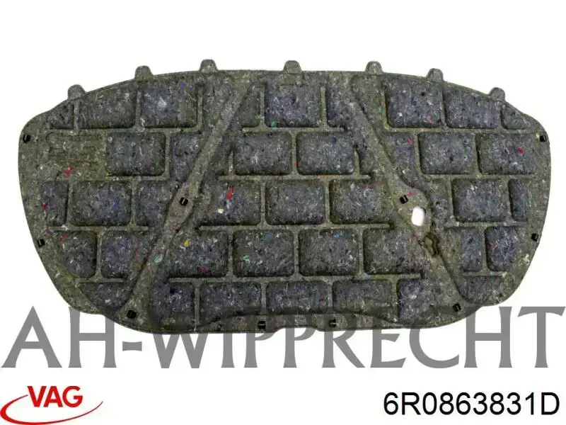 Insonorizante de motor VAG 6R0863831D precio, desde 191,51 EUR