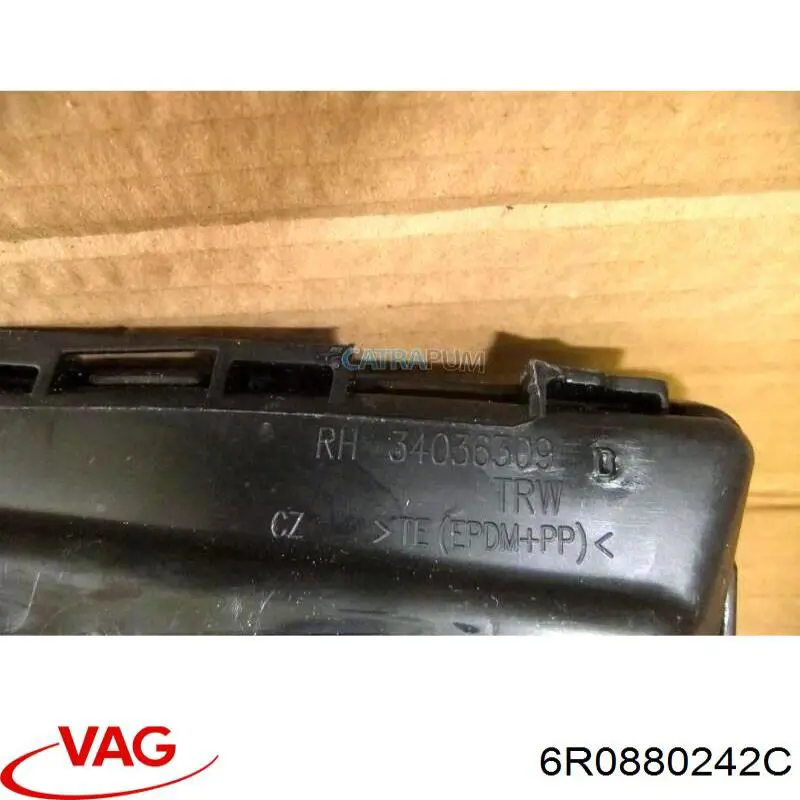 Comprar 6R0880242 VAG Airbag de cortina lateral derecha