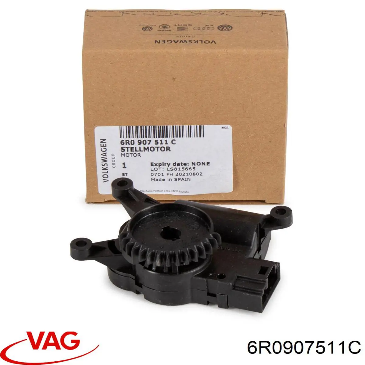 6R0907511C VAG Actuador de compuerta de calefacción