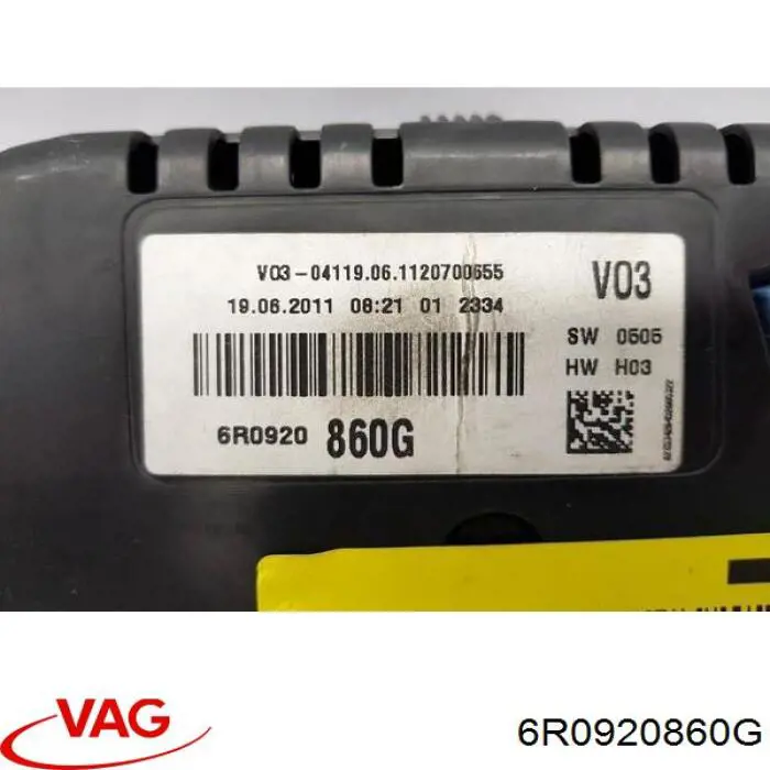 Tablero de instrumentos VAG 6R0920860G