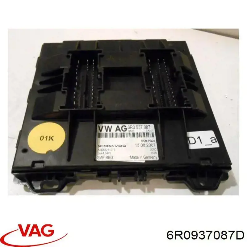 Módulo de confort 6R0937087D VAG