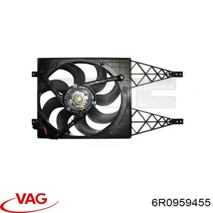 Ventilador del motor 6R0959455 VAG