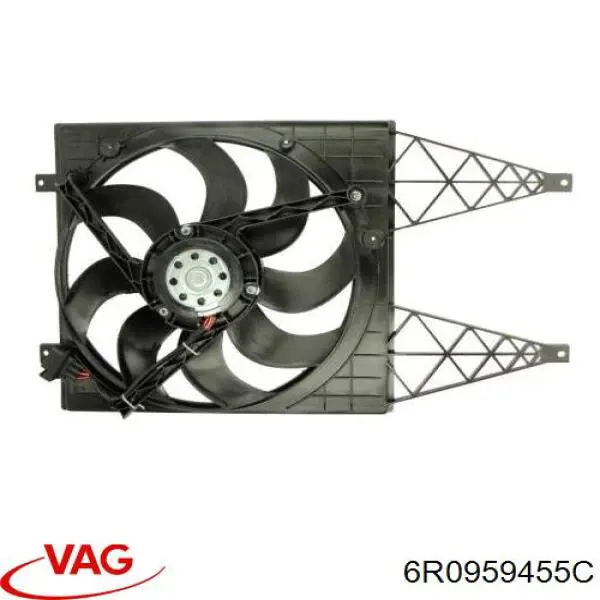Ventilador eléctrico de aire acondicionado completo (motor y aspa) VAG 6R0959455C precio, desde 61,71 EUR