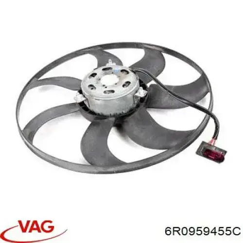 Ventilador eléctrico de aire acondicionado completo (motor y aspa) VAG 6R0959455C precio, desde 61,71 EUR