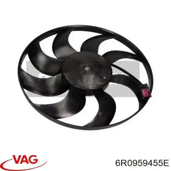 Comprar 6R0959455E VAG Ventilador eléctrico de aire acondicionado completo (motor y aspa)