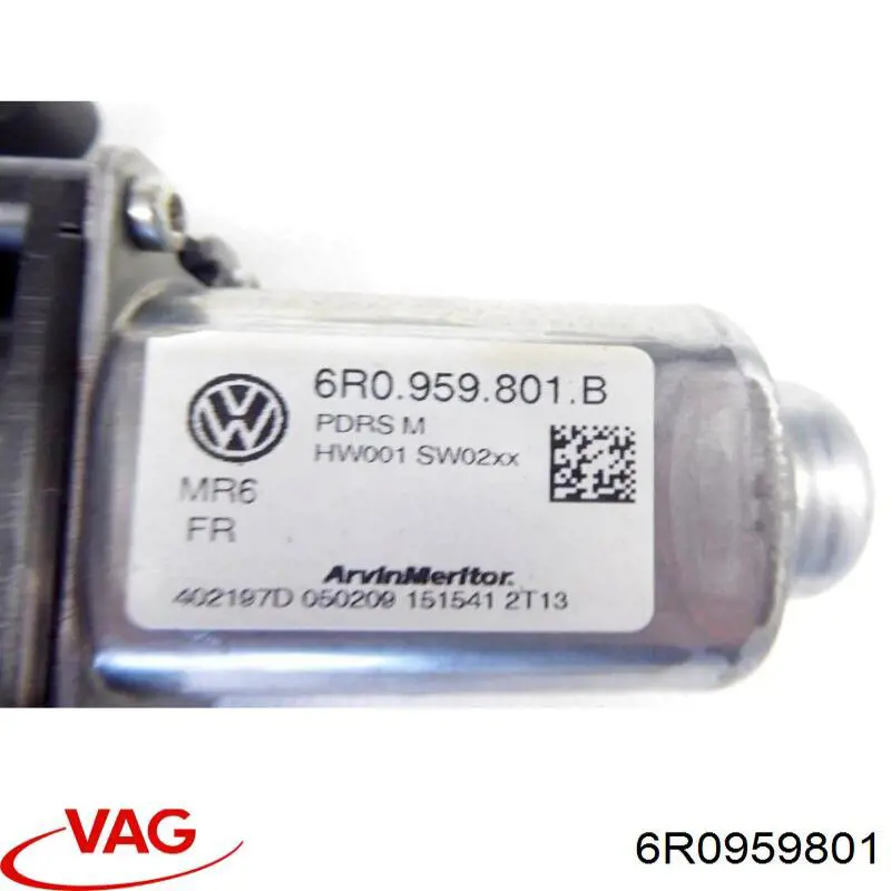 Motor del elevalunas eléctrico 6R0959801 VAG