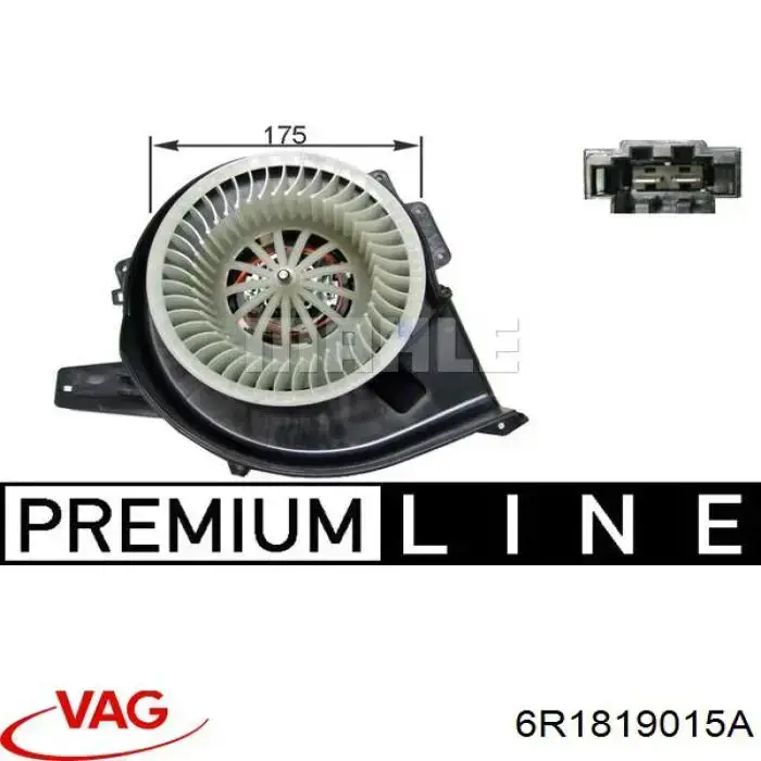 Motor eléctrico, ventilador habitáculo Volkswagen Polo 4 9N, 9A