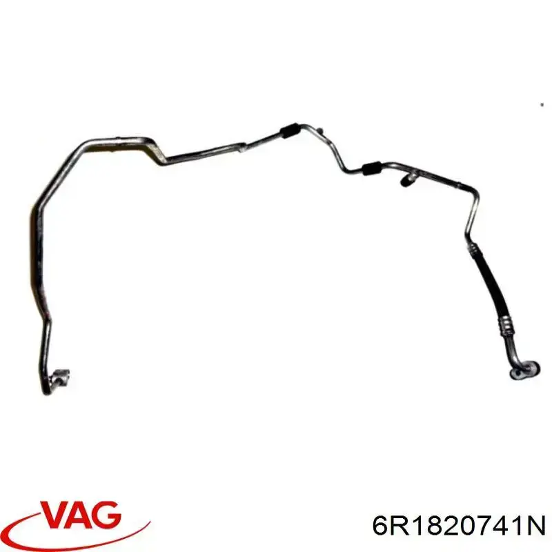 Manguera de aire acondicionado de compresor al condensador VAG 6R1820741N precio, desde 84,22 EUR