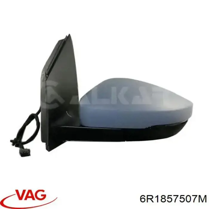 6R1857507M VAG espejo retrovisor izquierdo