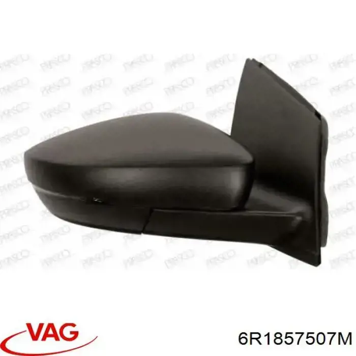 Espejo de retrovisor izquierdo 6R1857507M VAG