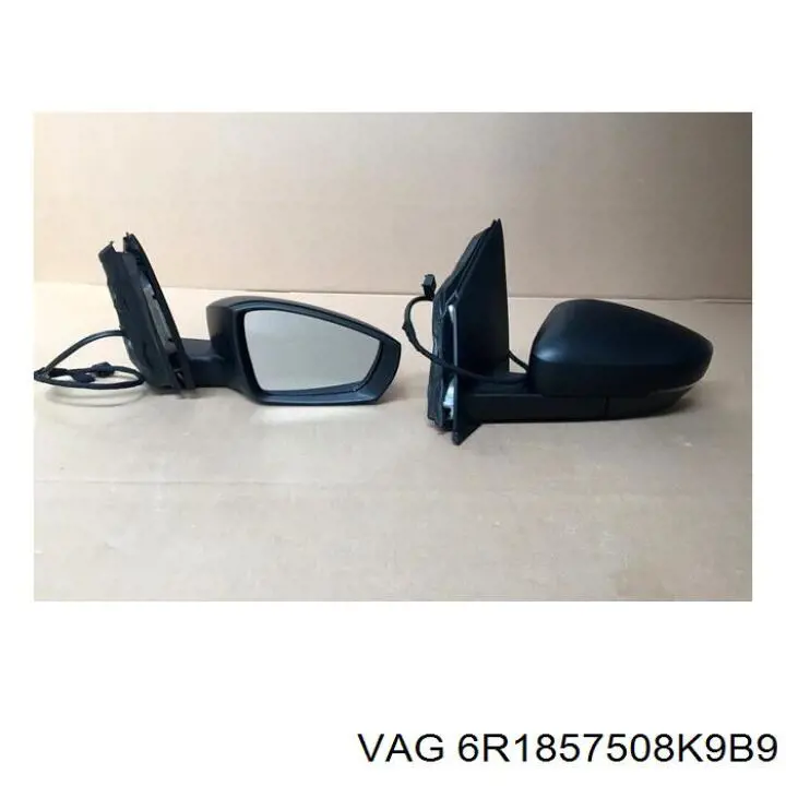 6R1857508K9B9 VAG espejo retrovisor derecho