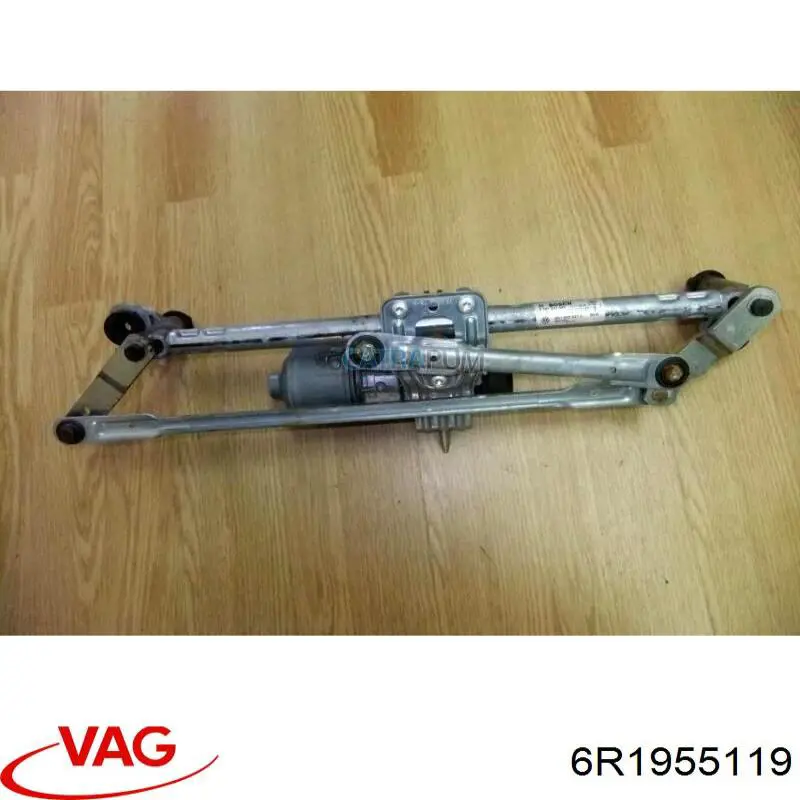 Motor limpiaparabrisas 6R1955119 VAG