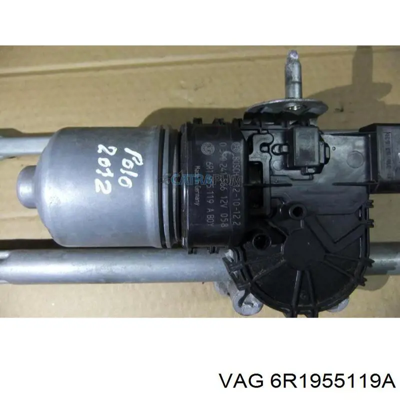 Motor limpiaparabrisas 6R1955119A VAG