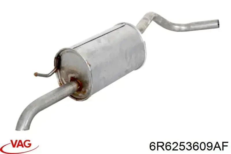 6R6253609AF VAG Silenciador trasero