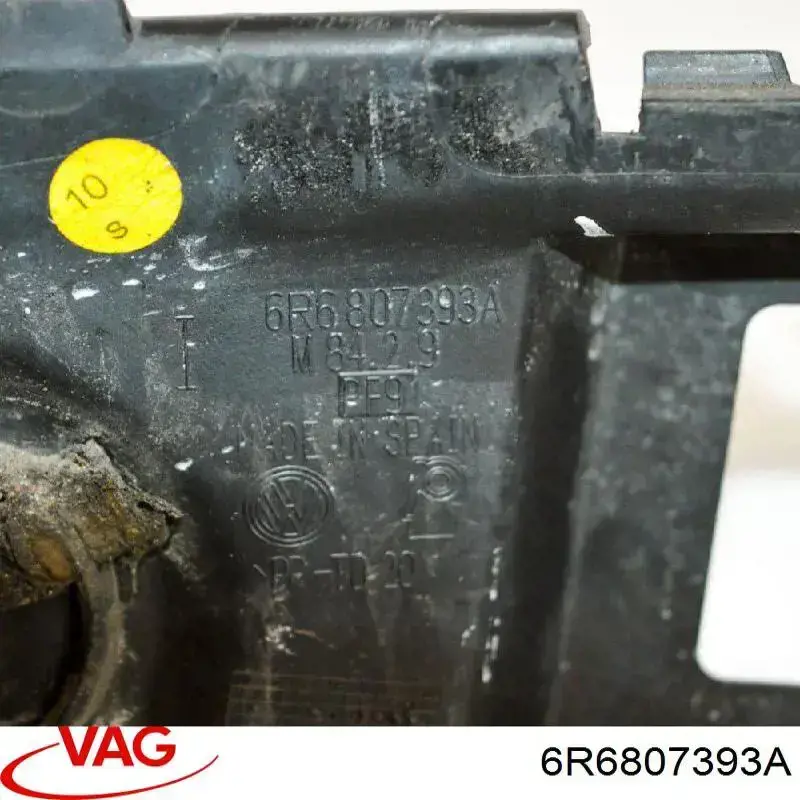 Soporte de parachoques trasero izquierdo 6R6807393A VAG