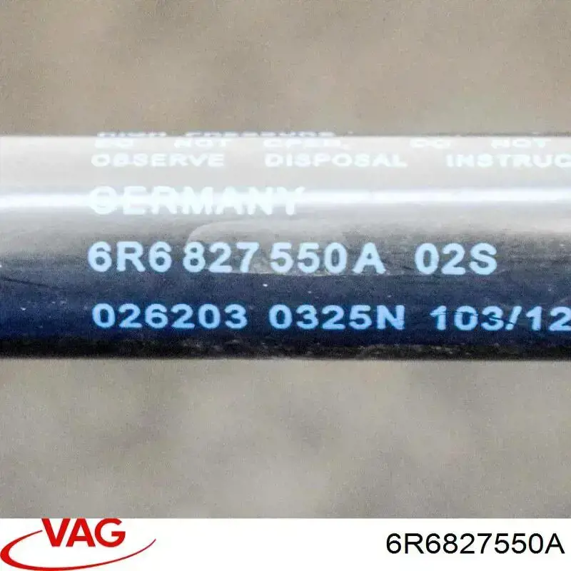 Muelle neumatico maletero VAG 6R6827550A