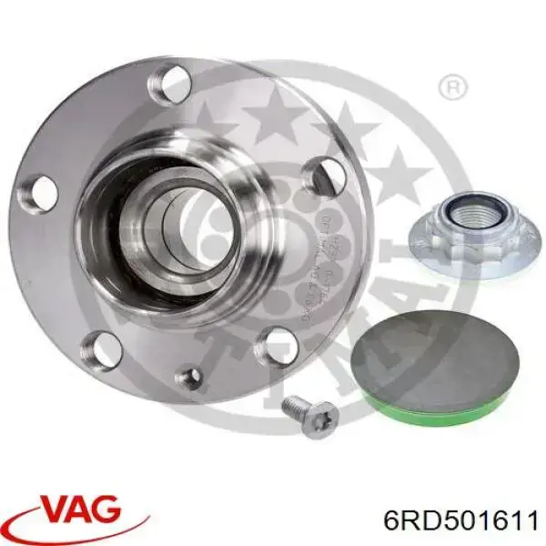 Comprar 6RD501611 VAG Cubo de rueda, Eje trasero