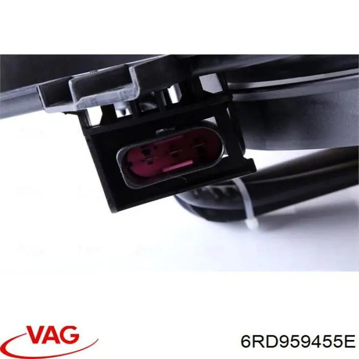 6RD959455E VAG ventilador (rodete +motor aire acondicionado con electromotor completo)