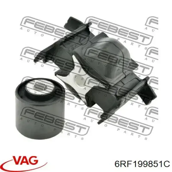 6RF199851C VAG Soportes de motor trasero