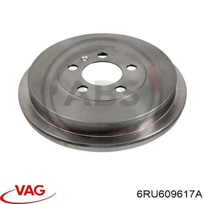 Tambor de freno trasero VAG 6RU609617A precio, desde 45,96 EUR