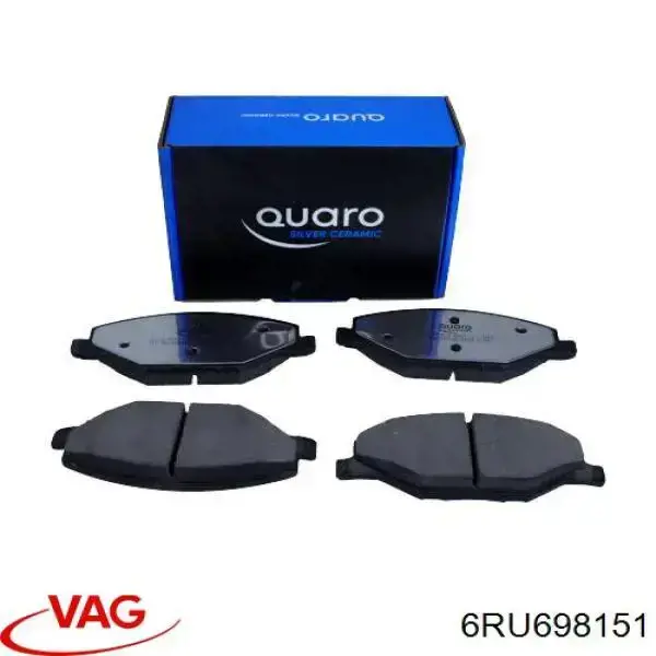 Pastillas de freno 6RU698151 VAG