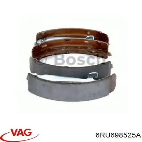 Zapatas de freno de tambor traseras VAG 6RU698525A precio, desde 38,21 EUR
