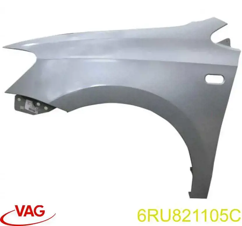 6RU821105C VAG guardabarros delantero izquierdo