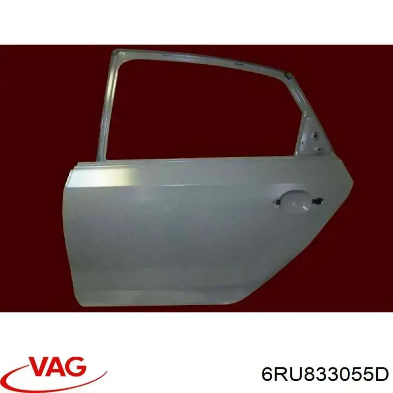 6RU833055D VAG puerta trasera izquierda